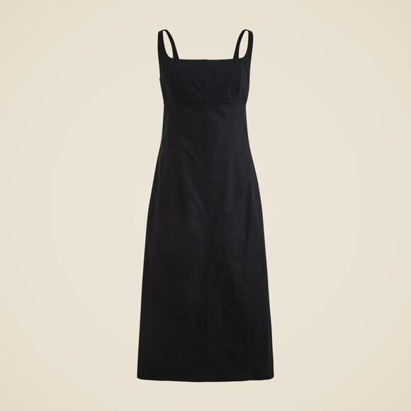 J. Crew Squareneck seamed midi dress - Size 4